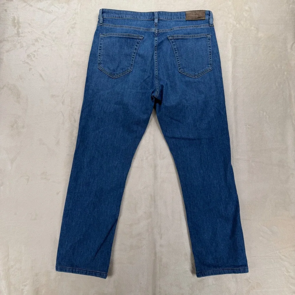 Johnnie-O Straight Leg Jeans Mens 32x34 Blue Medium Wash‎ Stretch Denim Pants